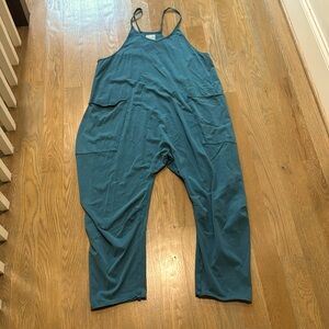 Free People Hotshot onesie blue